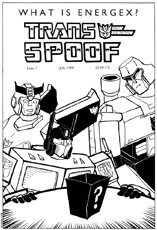 TransSpoof Tim Finn Transformers comics