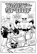 TransSpoof Tim Finn Transformers comics